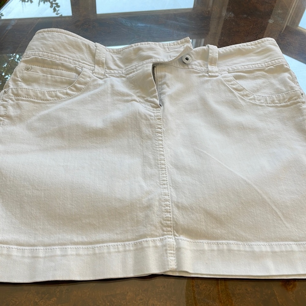 Ann Taylor loft white skirt
